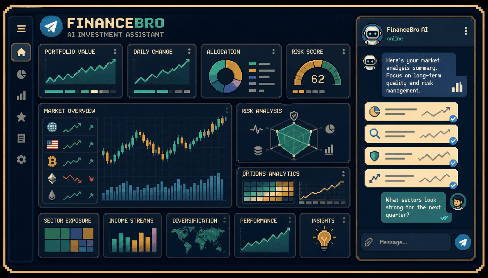 FinanceBro — AI Investment Assistant for Telegram